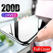 Protector de pantalla curvado para iPhone, Protector de vidrio templado para iPhone 7, 8, 6S Plus, 11 Pro, X, XR, XS, Max