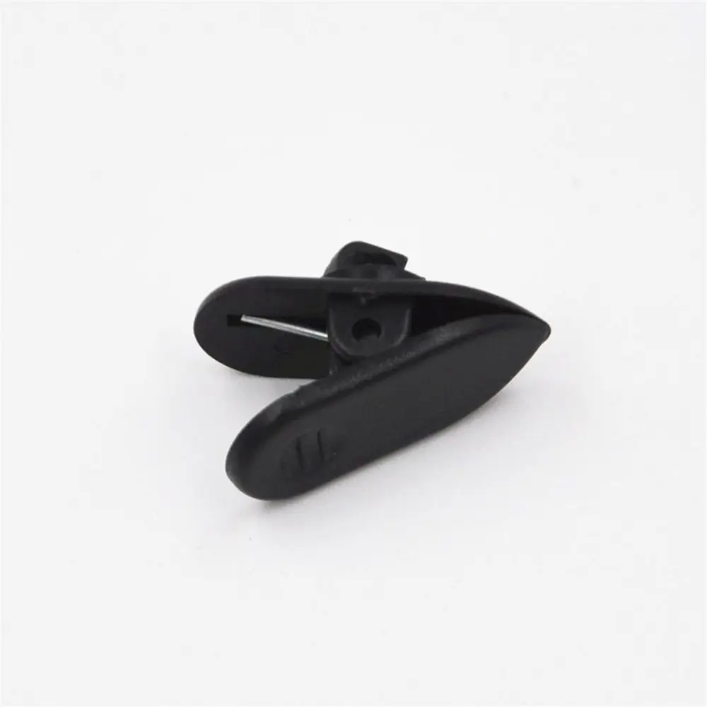 2Pcs Rotary Earphone Clip Headset Earphone Cable Wire Cord Lapel Collar Nip Clamp Holder Mount Black White Earphone Accessories