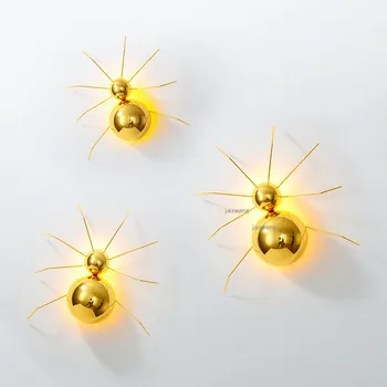

Nordic LED Wall Lamp Creative Spider Wall Lamps Living Room Bedroom Sconces Lighting Light Fixtures Furniture Indoor Decoration