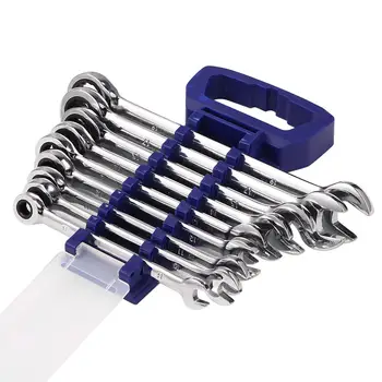 

9pcs/set 8-19mm Ratchet Wrench Universal Multi Spanner Tools Car Repair Wrenches Accessories Dual-purpose Head Key Spanners