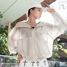 С капюшоном Женская Беговая Куртка Свободная куртка для йоги молния фитнес Защита от солнца одежда топы Спортивная одежда для тренажерного зала Толстовка