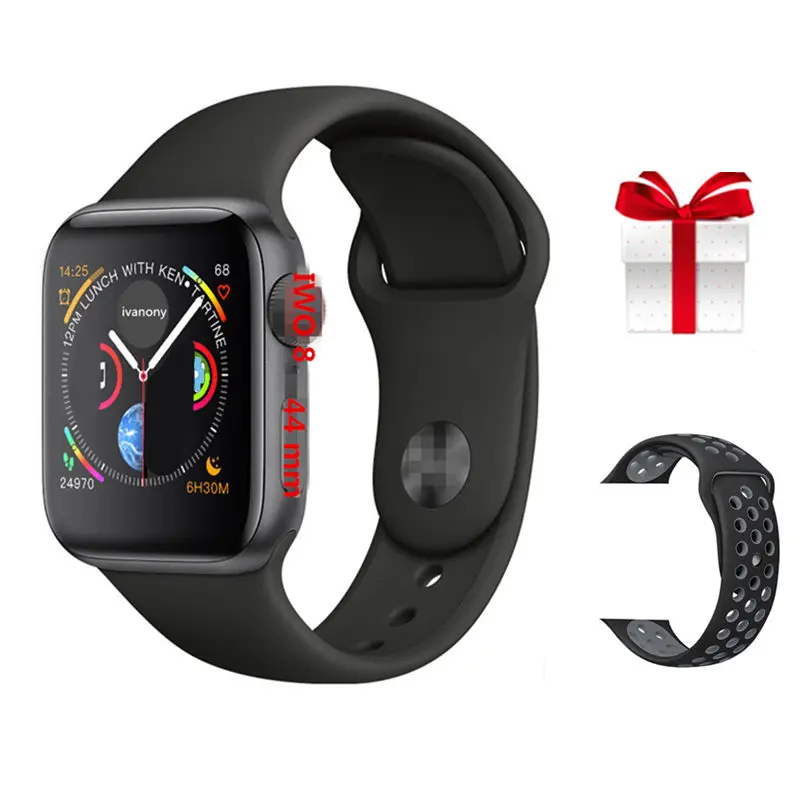 

IWO 8 Smart Watch MTK2502C 44MM Series 4 Case 1:1 Bluetooth Smartwatch Ecg Heart Rate Monitor for IOS Android PK IWO 9 IWO 10