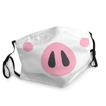 

Lovely Piglet Face Fun Animal Reusable Face Mask Printed PM2.5 Anti Haze Dust Mask Protection Cover Respirator Mouth Muffle