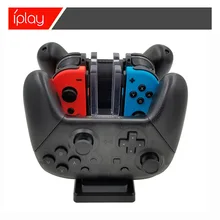 Набор ручных зарядных ручек IPLAY nintendo, профессиональные для ручек, универсальное зарядное устройство, четыре шесть зарядных устройств