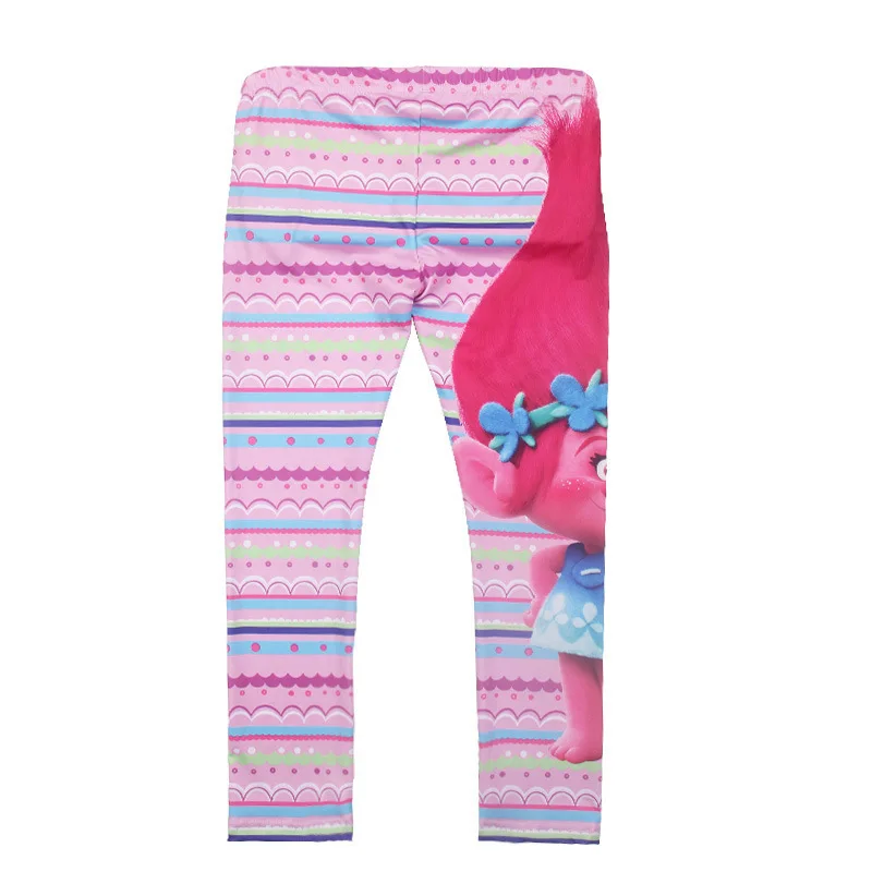 

2017 New Style Childrenswear Leggings Girls Trolls Magic Elf Children CHILDREN'S Trousers 7801