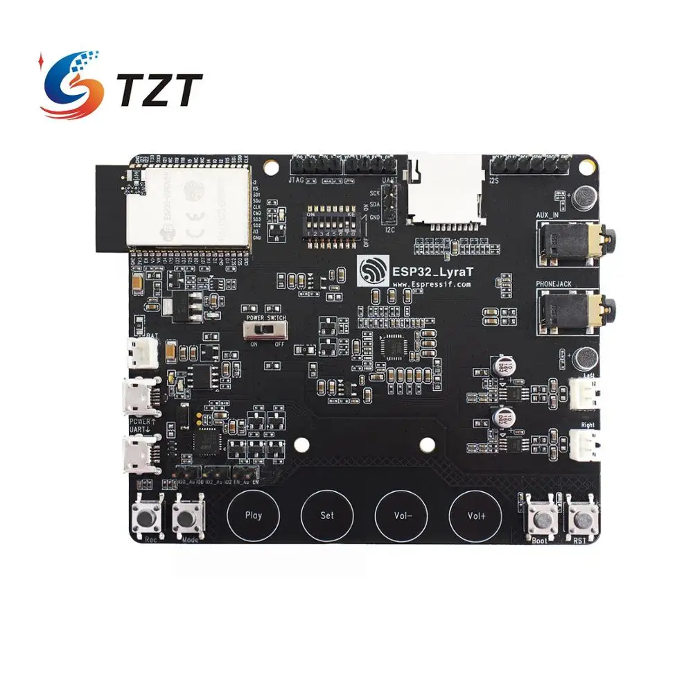 TZT ESP32 LyraT V4.3 Плата развития с сенсорными физическими кнопками для Wi Fi Bluetooth аудио