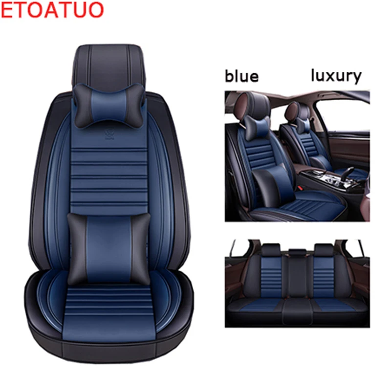 Full Coverage Eco leather auto seats covers PU Leather Car Seat Covers