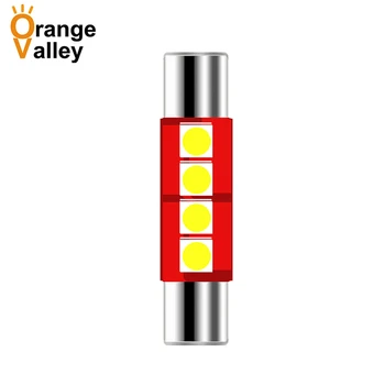 

100Pcs Festoon Car led 29mm led bulb 3030 4 SMD reading lamp Auto Interior Light White DC 12V