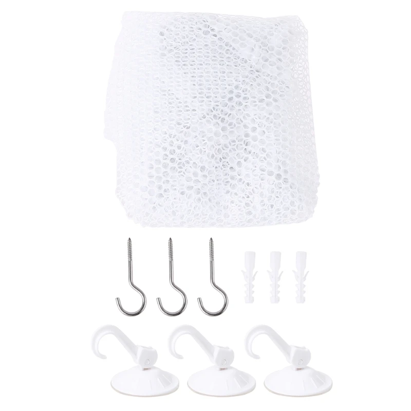 Mesh Net Toy Hammock Corner Stuffed Animals Toys Kids Baby Hanging Storage Organizer 2 Sizes 5