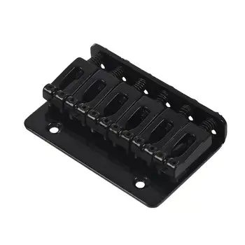 

New Black 6 string Fixed Hard Tail Guitar Bridge For Strat Guitar