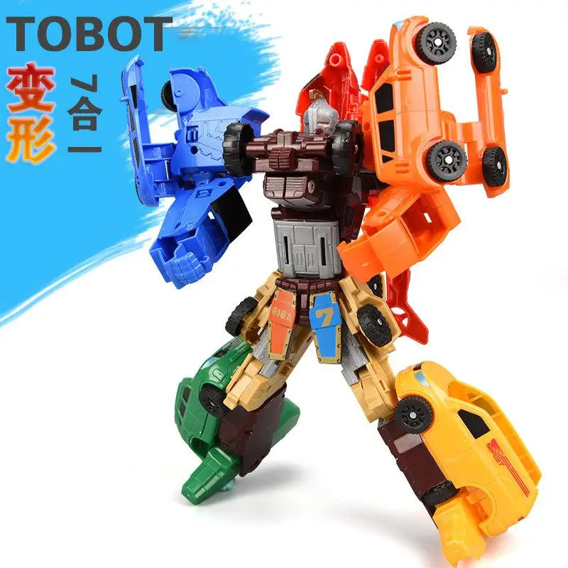 8 видов стилей игрушки для подростков трансформер робот Tobot игрушки Z Корея мультфильм деформация братьев аниме Tobot деформация автомобиль игрушки для детей - Цвет: p
