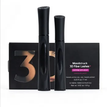 

2pcs Women 4D Natural Silk Fiber Eyelash Mascara Quick Dry Long Lasting Waterproof Eyelashes Extension Mascara Makeup Cosmetic