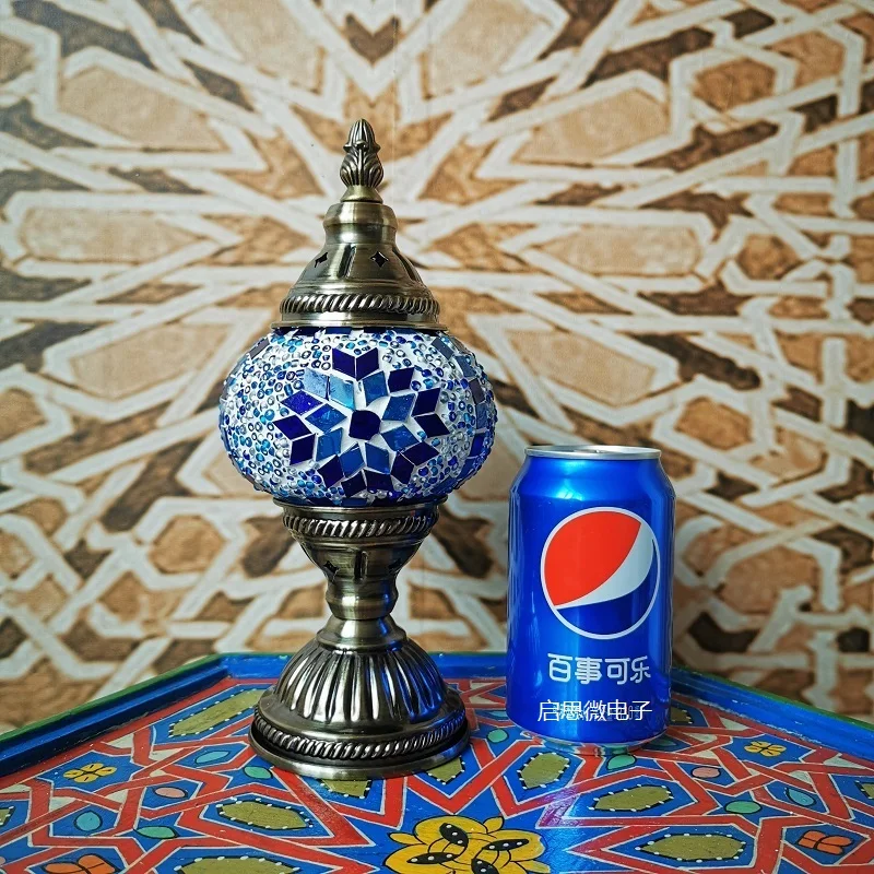 arte deco artesanal lamparas de mesa mosaico