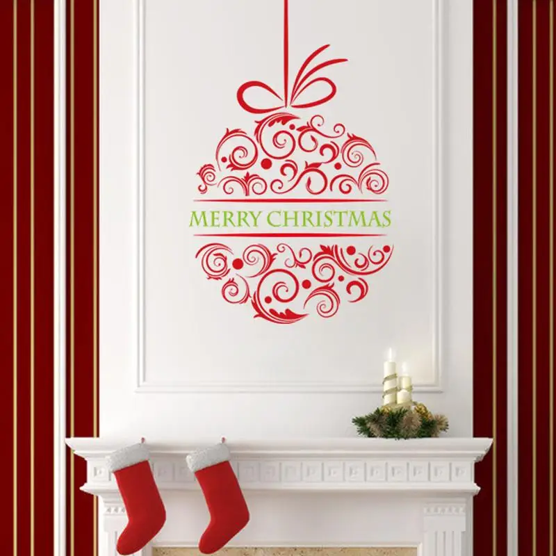 Merry Christmas стикер на стену в христианском стиле декоративный цветок для дома Diy