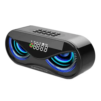 

Bluetooth Wireless Speaker with LED Display TF Card MP3 FM Radio Audio with Alarm Clock