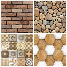 Водостойкая виниловая самоклеящаяся настенная бумага для кухни, плитка для ванной комнаты, гостиной, спальни, домашний декор, настенная бумага