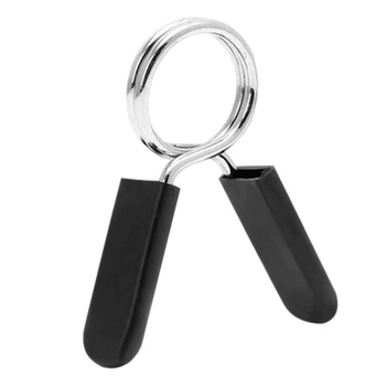 

1pc Sport Spring Clamp Barbell Gym Weight Lifting Spring Collar Clips H7JP