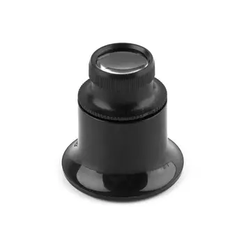 

20X Jeweler Watch Magnifier Tool Monocular Magnifying Glass Loupe Lens Black
