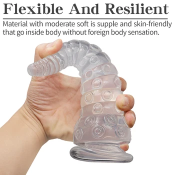 360° Full Tentacles Transparent Octopus Anal Plug Annal 3 Size Anale Sex Toys For Women Strong Sucker 18+ Masturbators Anal Toy 5