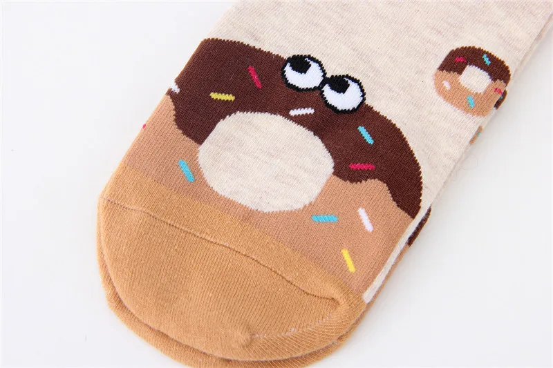 New arrival women's lovely cartoon socks spring autumn-winter funny food sock ladies and woman's art cotton socks