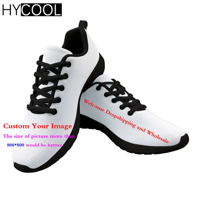 Женские беговые кроссовки HYCOOL с принтом мягкая уличная спортивная обувь на