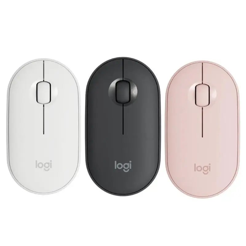 

Logitech Pebble Wireless Bluetooth Mouse 1000DPI Silent High Precision Optical Tracking Mice For Home Office Dual Hand Use Mouse
