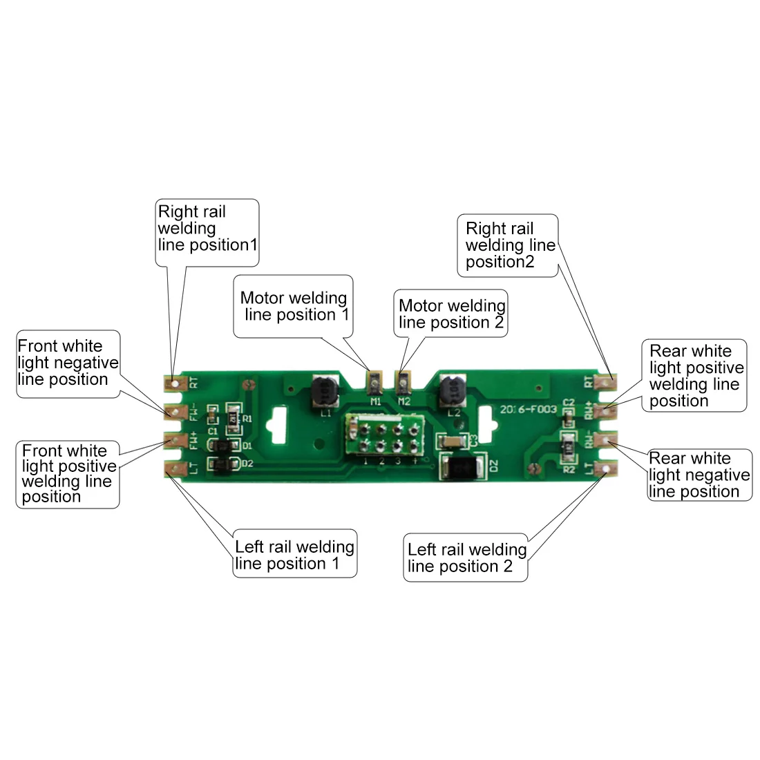 1:87 HO модернизированная PCB Часть платы с сопротивлением для набора шкал Хо (купите