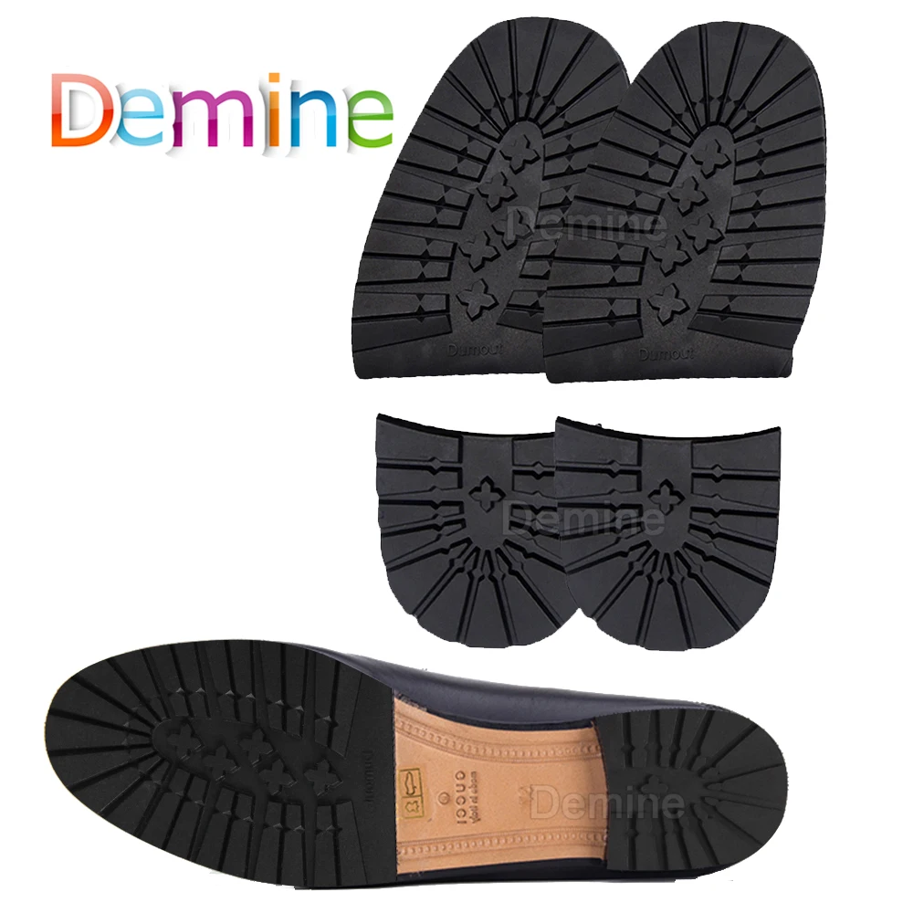 

Demine Rubber Shoe Soles Outsoles for Leather Boots Shoes Repair Replacement Sole Sticker Shoe Repair Patch Soling Sheet DIY Pad