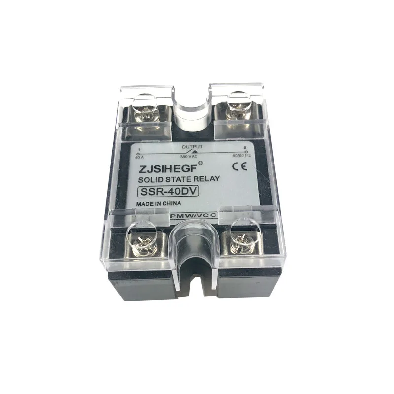 Выход 24 480VAC 60A SSR вход 0 5 В/0 10VDC выход однофазный твердотельные реле 60DV Напряжение
