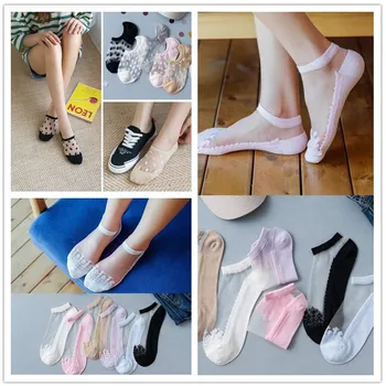 

Sock for Woman Boat Adult Casual Ladies Soft Sox Creative Dot Socks Cotton Spring Girls Fashion Trendy Invisible Fun Calcetines