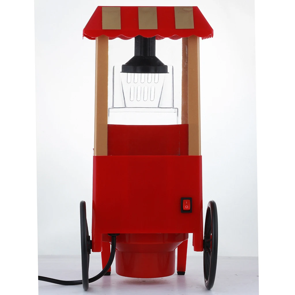 Home Small Electric Carnival Popcorn Maker Retro Machine For Kids EU Plug 6