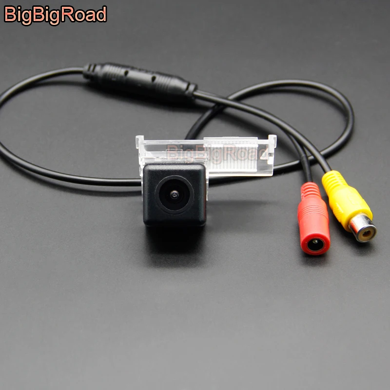 

BigBigRoad Vehicle Wireless Rear View Camera HD Color Image For Citroen C5 C4 C2 Elysee 3 MK3 2016 2017 2018 2019 5D Hatchback