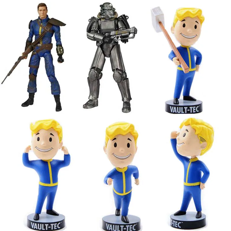 Gaming Heads Fallout 4 Vest Boy TOY bobleheads серии 1 ПВХ фигурка для детей Рождественская