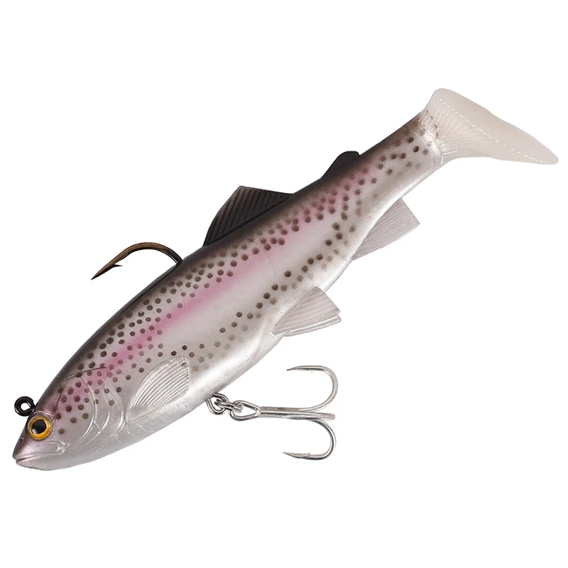 RICHWOOD METAL BARRACUDA Lure Slow Shake Feather Hook Sea Bass Bait In  Colorful $14.99 - PicClick AU