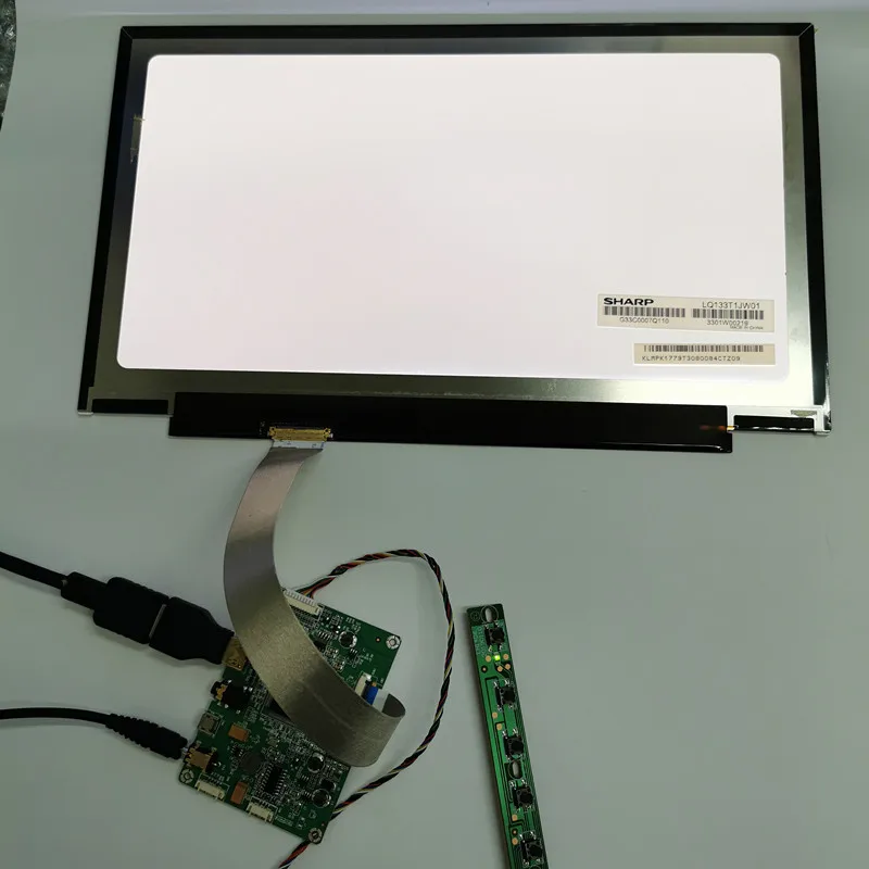  2 mini HDMI+Audio LCD Controller Board For 2K LCD controlador kit 13.3