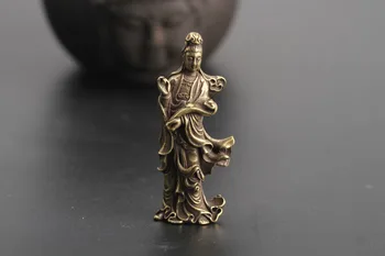 

GuanShiYin Bodhisattva statue bronze body protection pendant pendants