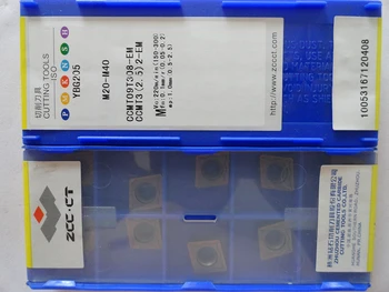 

10pc ZCC carbide stainless steel insert CCMT09T308 -EM YBG205 CCMT09 CCMT turning tool inserts CCMT09T308-EM for stainless steel