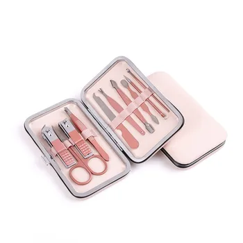 

Stainless Steel Nail Clipper Set Cutter Trimmer Scissor Tweezer Knife Ear Pick Grooming Kit Manicure Pedicure Toe Art Tools Suit