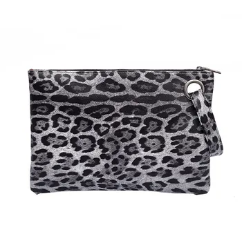 

Fashion Leopard Women's Clutch Bag Leather Women Messager Bags Clutch Evening Bag Female Clutches Handbag 2019 New Hand Bag