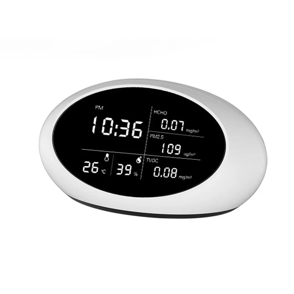 Цифровой детектор формальдегида PM2.5/HCHO/TVOC/температура/влажность тестер монитор качества воздуха газовый тестер анализатор DM-605