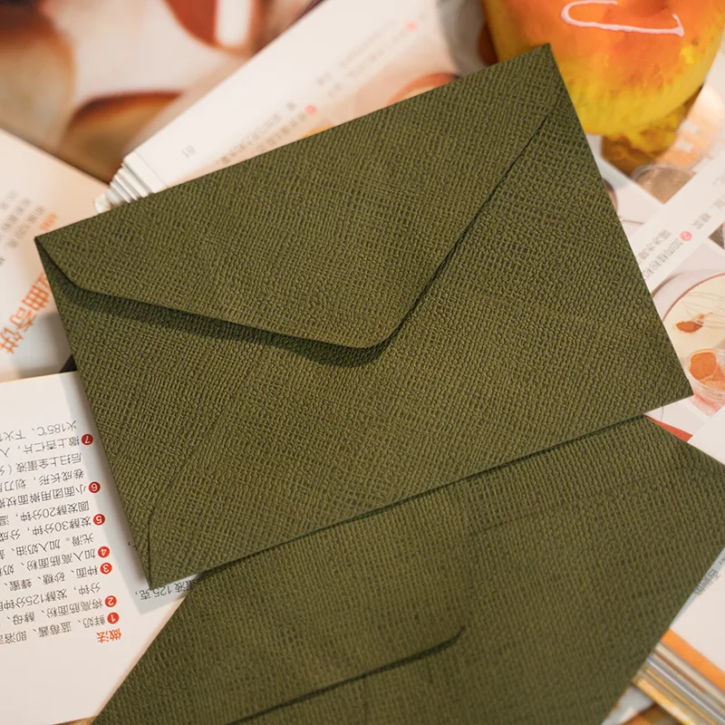  50pcs/pack C6 Retreo Window Envelopes Envelopes Wedding Party Invitation Envelope Greeting Cards Gi