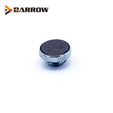 Barrow G1/4'' Plug Brass Sealing Lock Dragon Logo Special Edition Cooler Plug Computer Water Cooling Accessories Fitting barrow white black silver g1 4 special edition black hand tighten water stop water cooling fitting tds 01