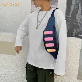 

Portable Unisex Waist Bags Fashion Leisure Durable Chic Nylon Casual Fanny Pack Street Style Crossbody Travel Purse