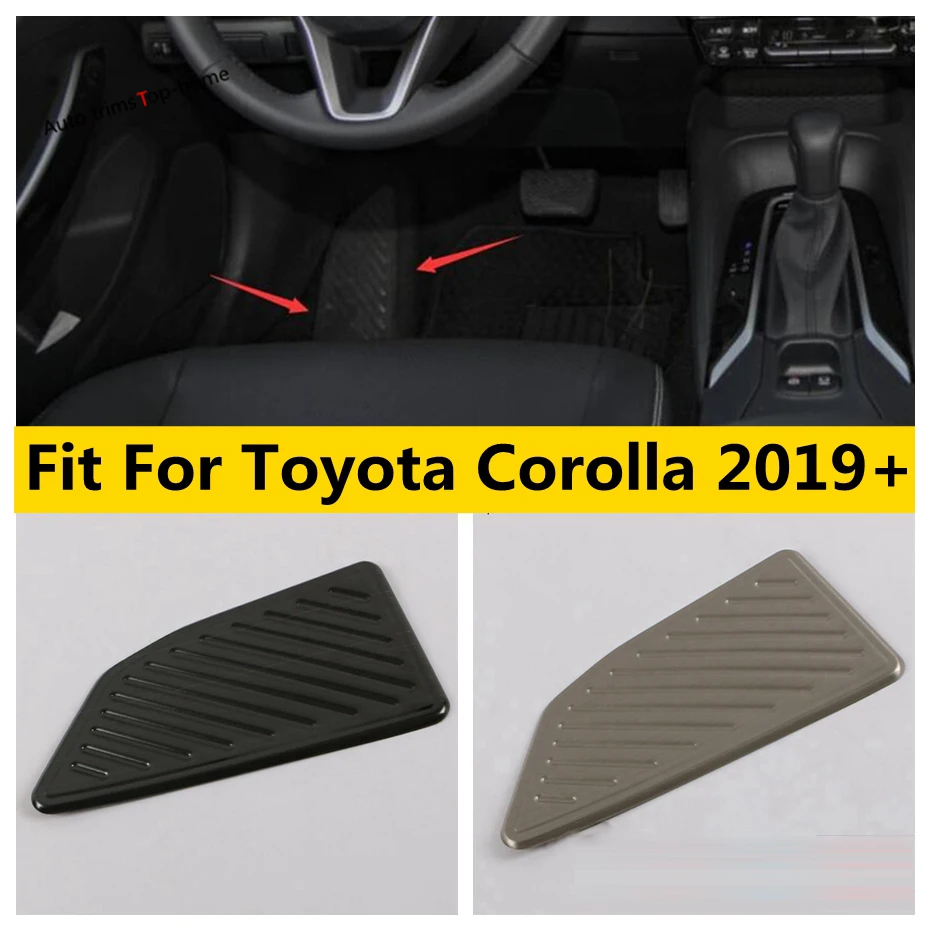 

Left Foot Rest Pedal Plate Pad Protection Cover Trim Fit For Toyota Corolla E210 2019 - 2023 Interior Accessories