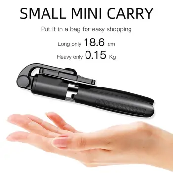 

NEW Wireless Bluetooth Selfie Stick 2 In 1 Extendable Handheld Monopod Mini Tripod With Remote Shutter Photo Selfie #Y2