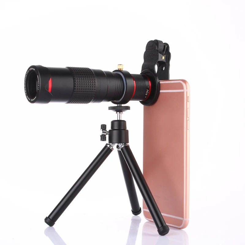

2019 Drop ship 22X Telephoto Lens Mobile Phone Camera Lens with Tripod for Smartphone Tablets S888