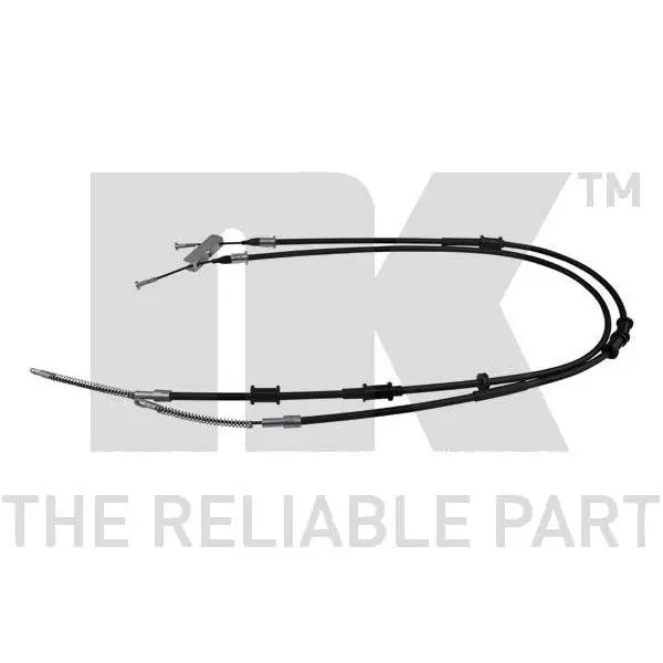 Трос ручного тормоза OPEL COMBO 94-01 1659+1521мм NK 903689
