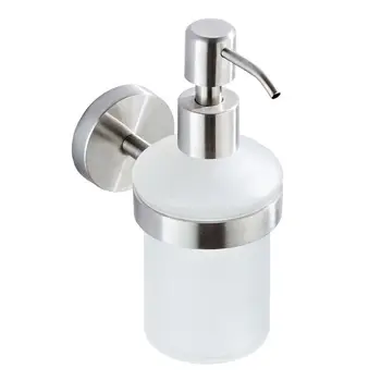 

2020 New 200ml Stainless Steel Wall Mounted Soap Dispenser Bathroom Manual Press Pump