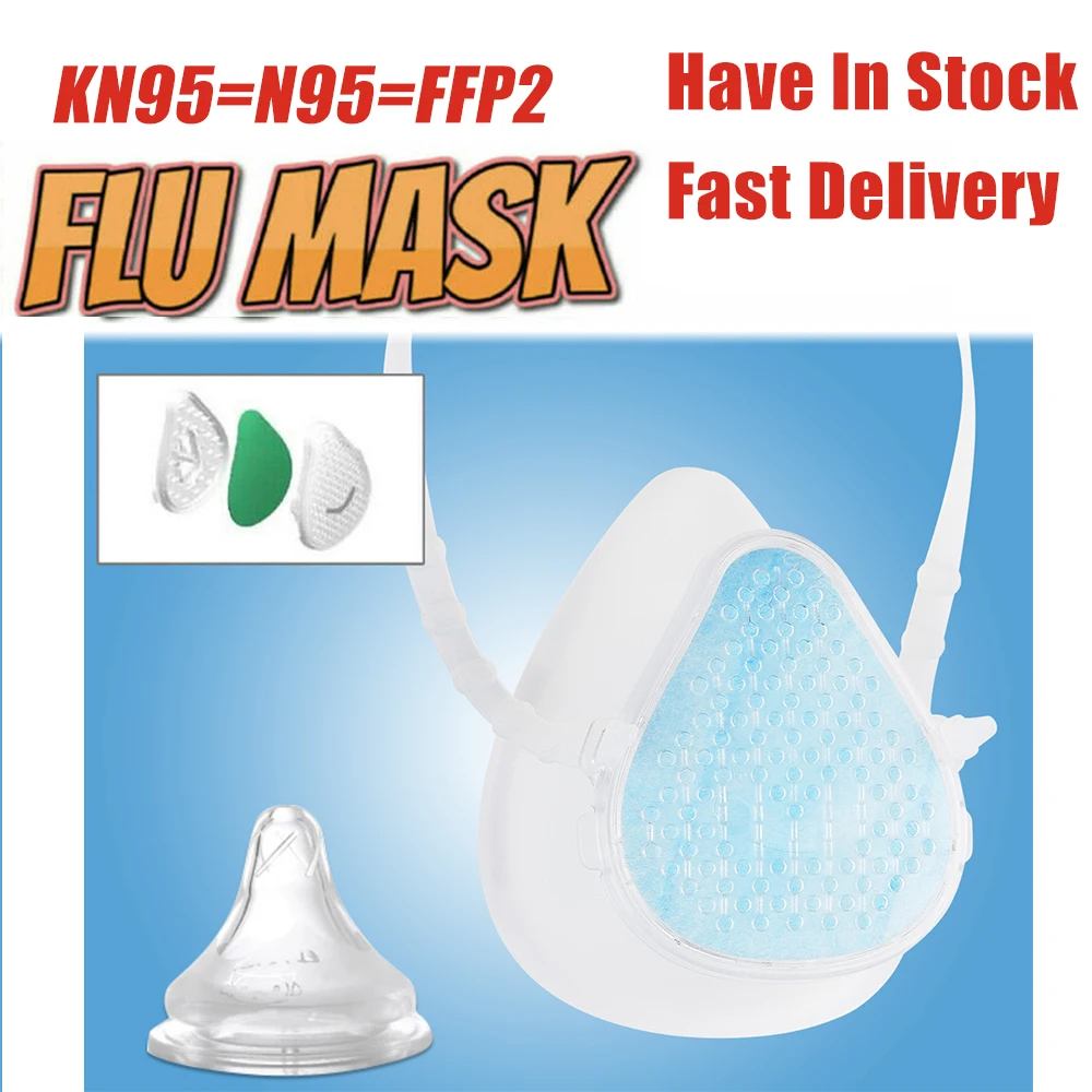 

S8 Self-Priming Filter Respirator Dust Filter Respirator Face Mask Elastic Ear Loops Reusable Soft Mask Gaskets Protective Masks