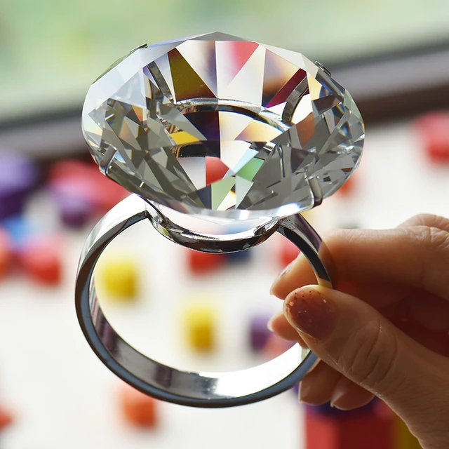 Huge diamond ring funny Clearance